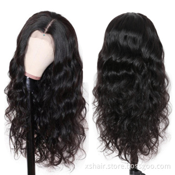 Straight Wave Pre-Plucked Human Hair Wig 13x4 Kinky Curly Lace Front Human Hair Wigs With Baby Hair